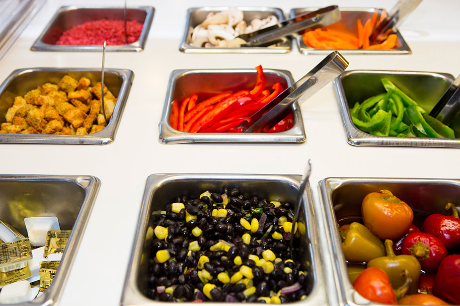 Blue Swan Diner salad bar