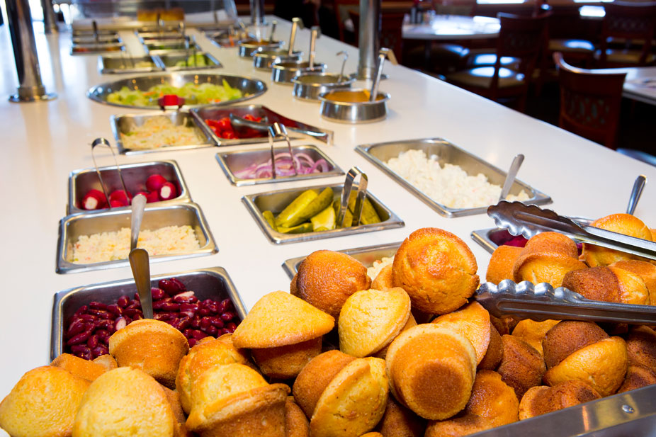 Blue Swan Diner salad bar