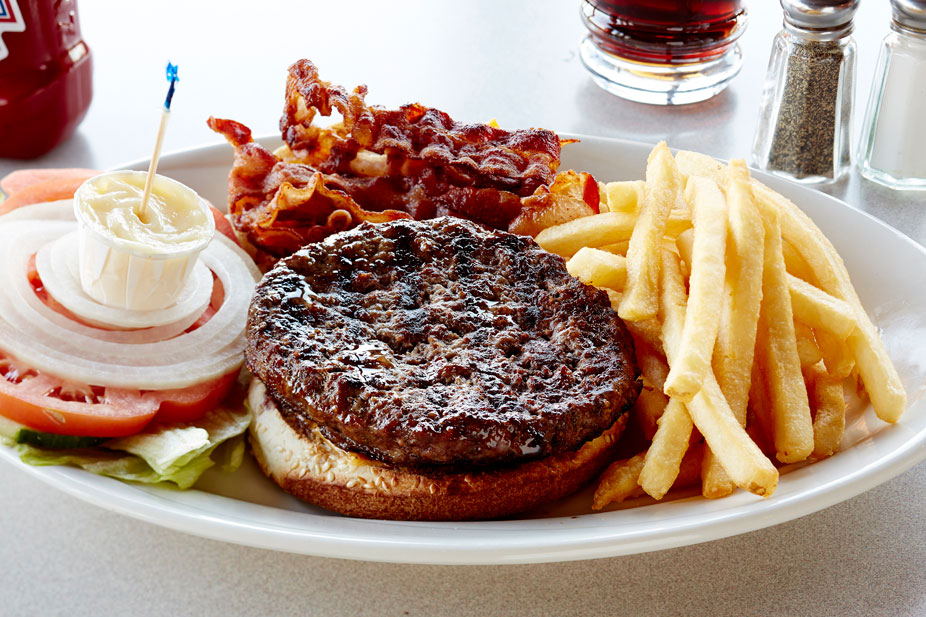 Blue Swan Diner burger