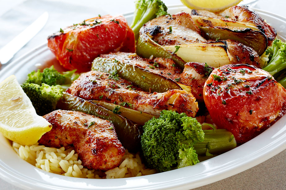 Blue Swan Diner chicken kabob