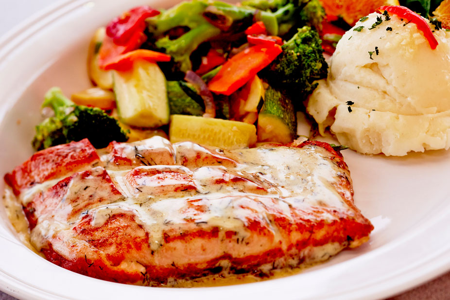 Blue Swan Diner salmon