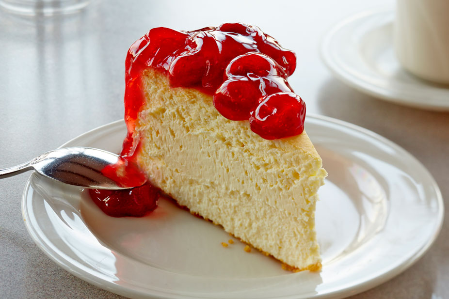Blue Swan Diner cherry chesscake