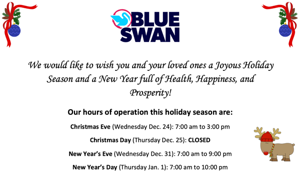 holiday hours